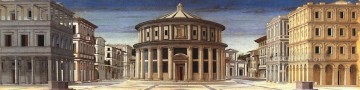 イエス Painting - 理想都市 イタリア ルネッサンス ヒューマニズム ピエロ デッラ フランチェスカ